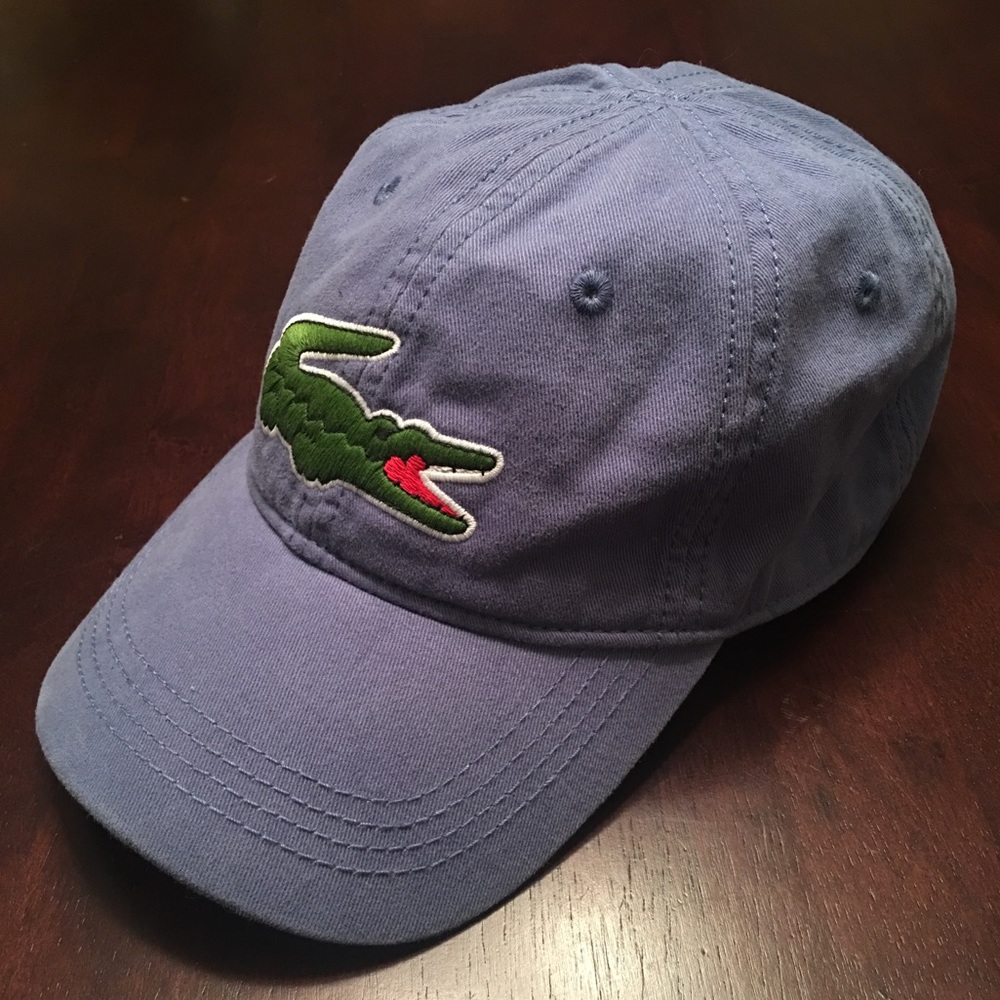 Lacoste ball cap grey/blue color